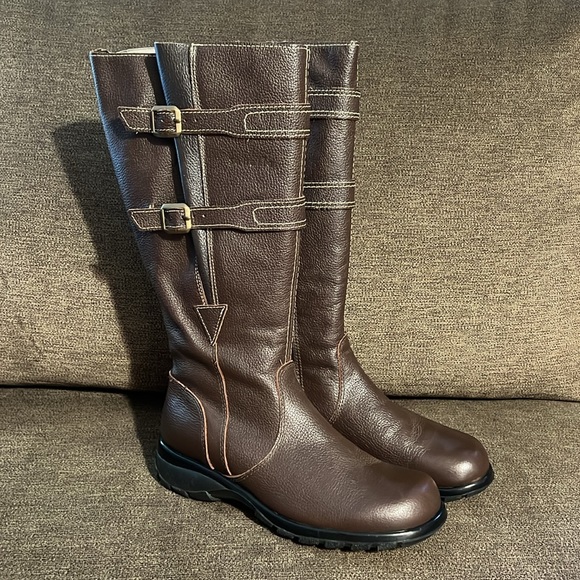 Martino Shoes - New Martino Sahalie Women’s Leather Knee High Boots~Brown~Size 9